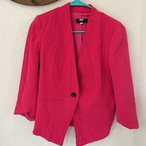 Slate & Willow Raspberry Envelope Blazer Rent the Runway Size 6